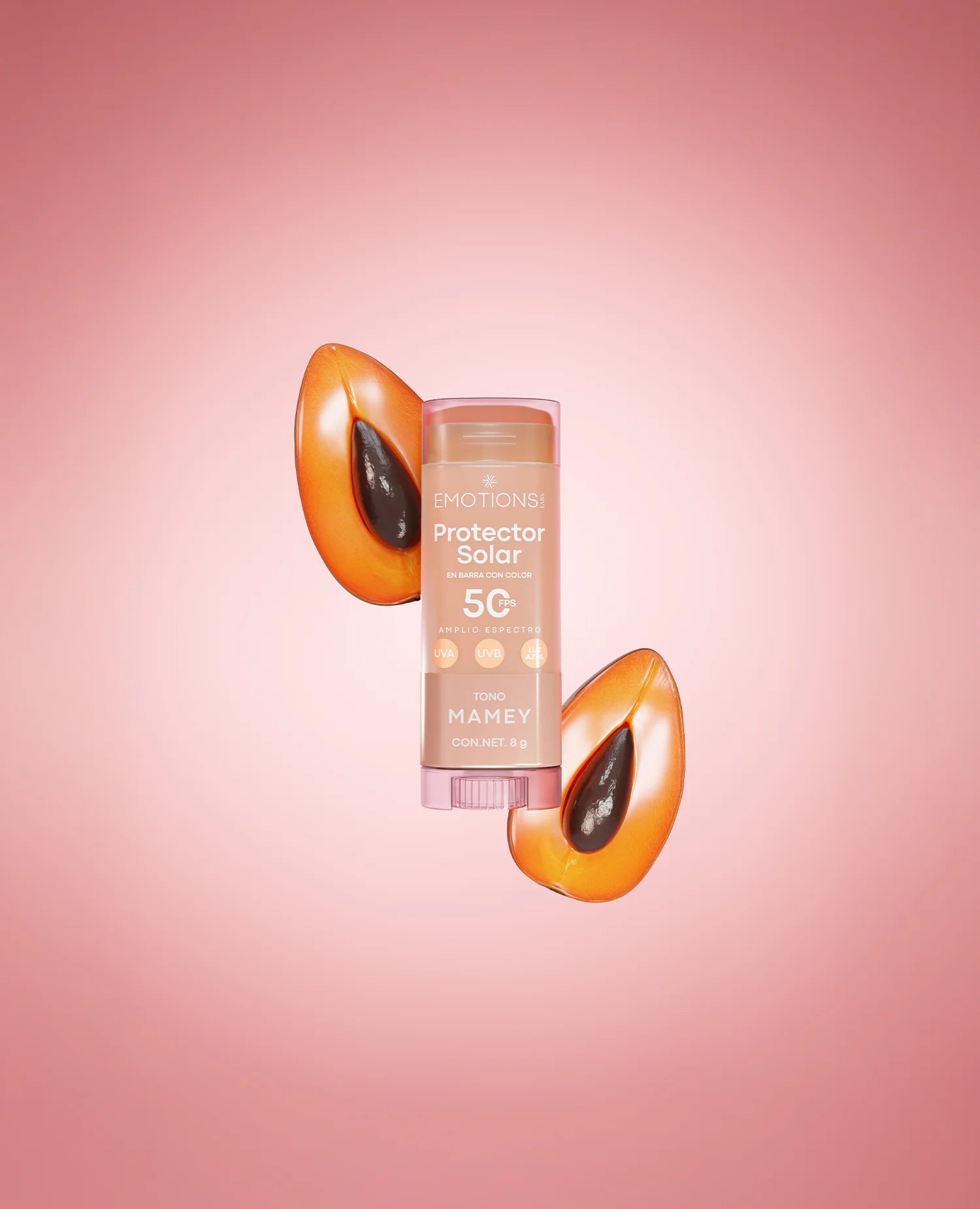 Protector Solar con color Confianza 8 g (Tono Guava)