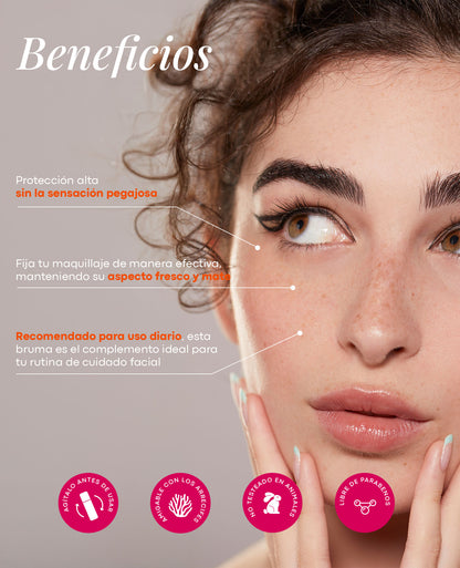 PROTECTOR SOLAR EN BRUMA CONFIANZA  FPS 50+ 60 ML OFERTA