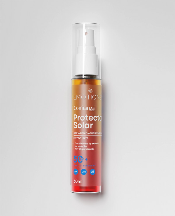PROTECTOR SOLAR EN BRUMA CONFIANZA  FPS 50+ 60 ML