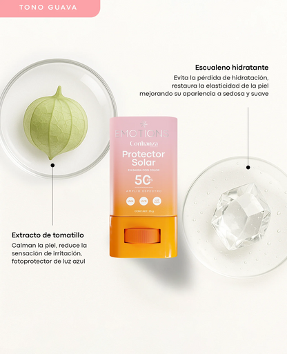 Protector Solar con Blush (rubor) 25 g