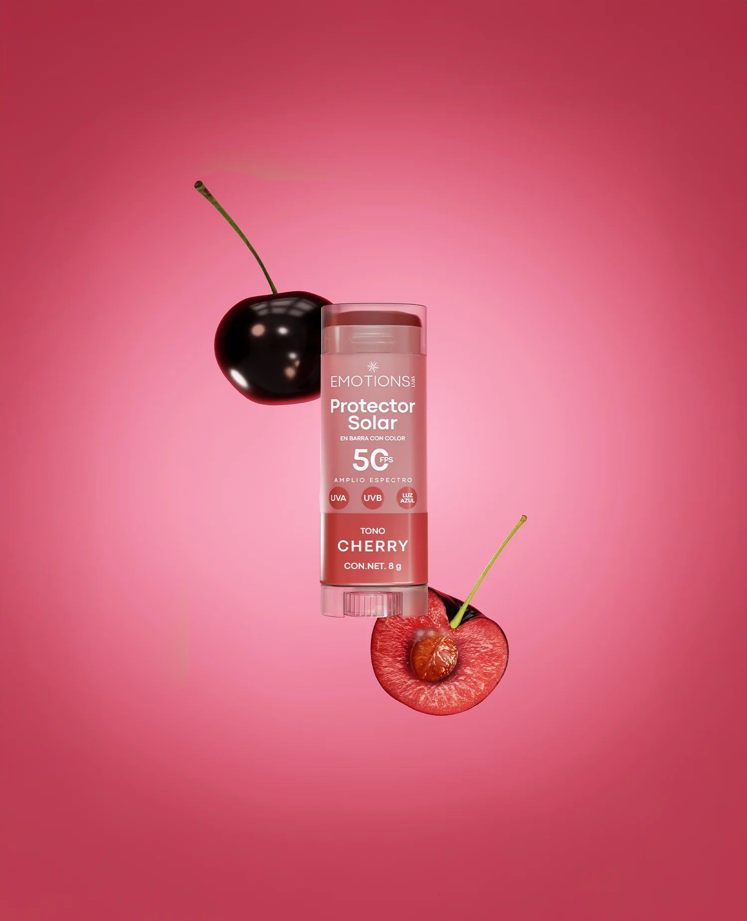 Protector Solar con color Confianza  8 g (Tono Guava)