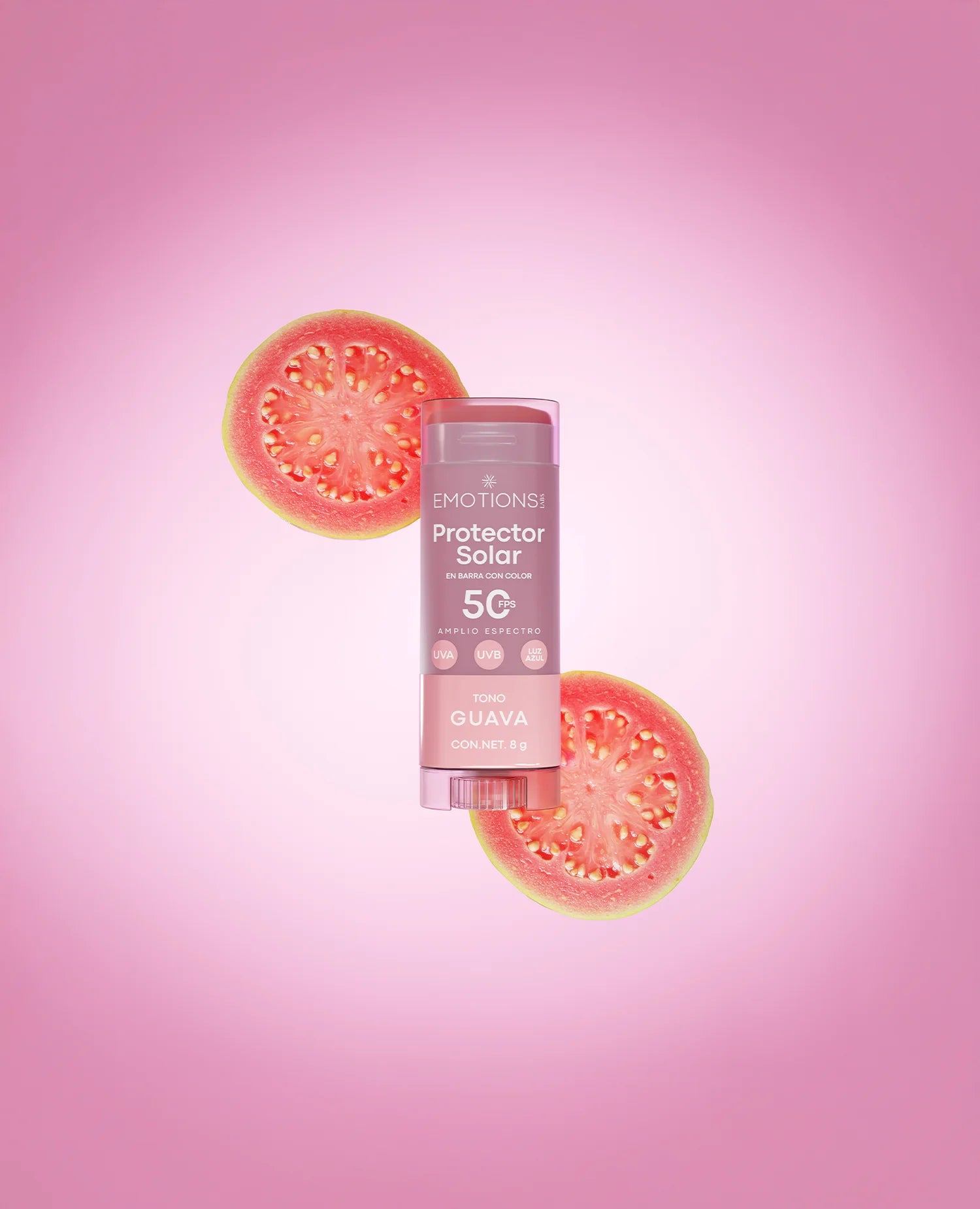 Protector Solar con color Confianza  8 g (Tono Guava)