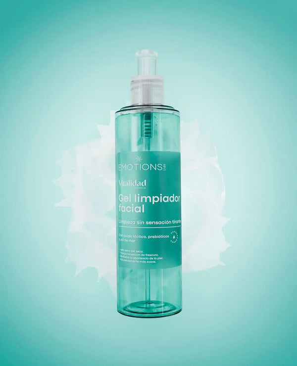 Gel limpiador facial vitalidad limpieza sin sensación tirante